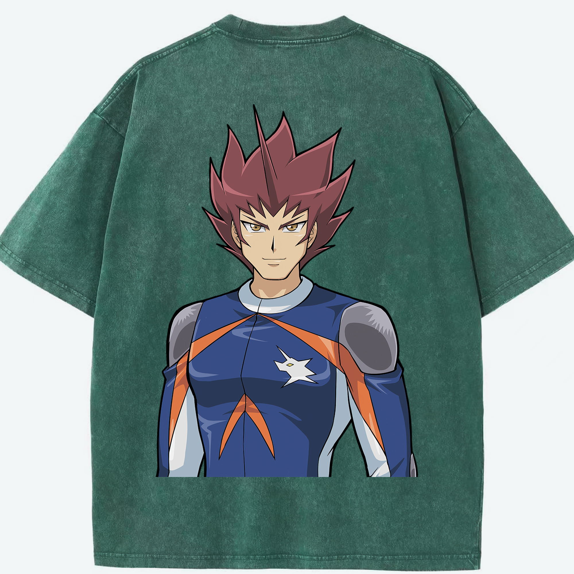 （画像用） 遊☆戯☆王 Yu-Gi-Oh! 綿100% ヴィンテージ風 半袖Tシャツ（背面プリント）